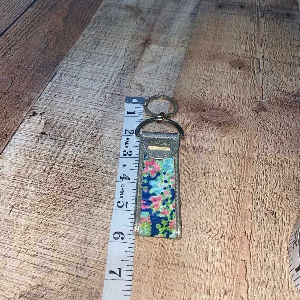 Iilly Pulitzer key fob keychain